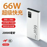 Международная сертификация 3C 66 Вт супер двусторонняя быстрая зарядка power bank емкостью 20 000 мАч для мобильных устройств большой емкости