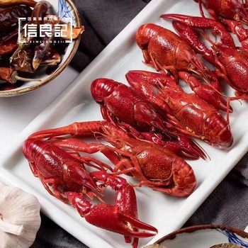 Wholesale Xinliangji Ingredients Spicy Ready-To-Eat Crayfish Whole Box for Commercial Use Cooked Frozen Pre-Made Dishes Ready to Heat and Eat