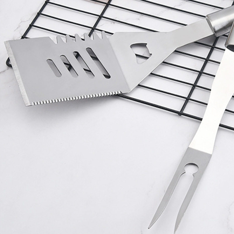 Factory Spot Barbecue Tool Set Home Outdoor Picnic Camping Style Aluminum Box Stainless Steel BBQ Grill Set