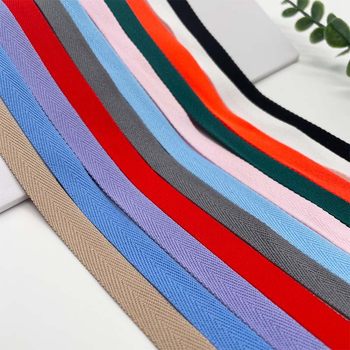 Polyester high elastic silk 1cm herringbone strap clothing clothing accessories bags shoes and hats ribbon jewelry in stock wholesale