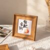 Modern Minimalist Photo Frame American-Style Wood Grain Square Photo Frame Desktop Decoration Ornament New Chinese-Style Photo Frame Creative Photo Frame