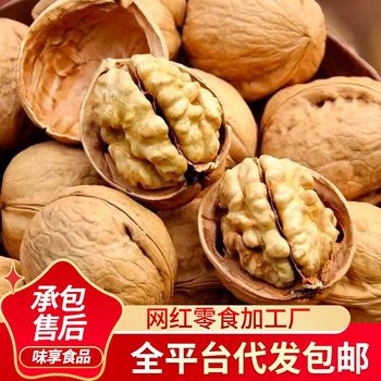 Carefully Selected Xinjiang Paper-Skinned Walnuts 500g, Easy to Open by Hand, New Year's Nut Snacks, Thin-Skinned Aksu Paper-Skinned Walnuts