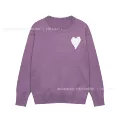 Dark purple [a8143 round neck jacquard style]