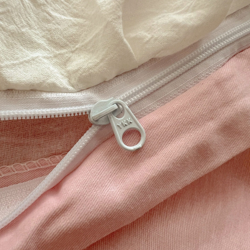 2025 New Princess Style 100 Pure Cotton Bed Skirt Four-Piece Set Internet Celebrity Cotton Quilt Cover Bedspread Bed Cover 1.8 Fitted Bed Sheets 4