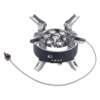 Card Cool Portable Seven-Star Stove Outdoor Stove Camping Outdoor Windproof Gas Gas Stove Fierce Card Stove