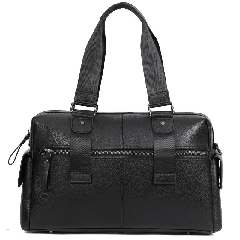 Genuine Leather Men's Bag Large Capacity Casual Men's Bag Computer Handbag for Business Travel Bag Top Layer Cowhide