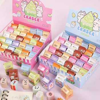 Cute Eraser Blind Box Cartoon Creative Small Gift Primary School Students Can Cut Eraser Kindergarten Stationery Prizes Wholesale