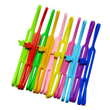 Factory spot creative bookmark hot silicone gift stationery environmental protection office gift book folder personality exquisite packaging