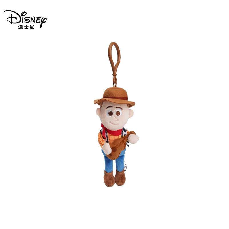 正版迪士尼草莓熊挂件史迪仔公仔毛绒玩偶朱迪尼克钥匙扣背包挂饰