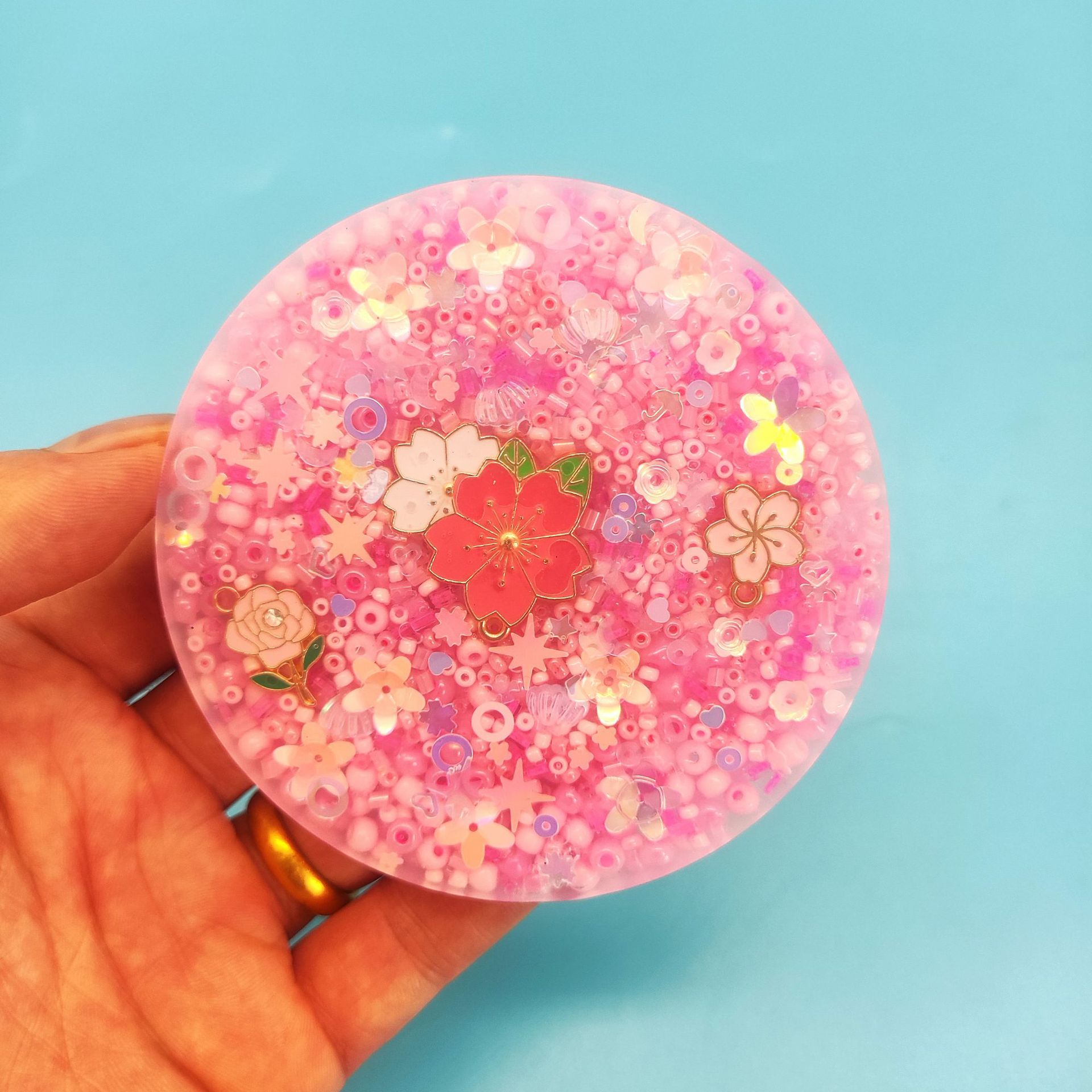 欧美跨境小玩具新款扒皮玩具感官烦躁减压扣珠子玩具Picky toy