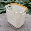 Thickened Plastic Portable Hollow Storage Basket, Large Capacity Dirty Clothes Storage Basket, Dirty Clothes Hamper, Dirty Clothes Basket Storage Bin