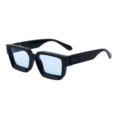 C9 bright black frame black sky blue film