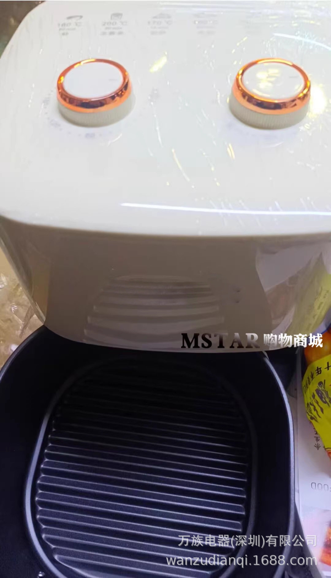 可视空气炸锅6L免翻面电烤箱家用大容量多功能烤炉全自动早餐机