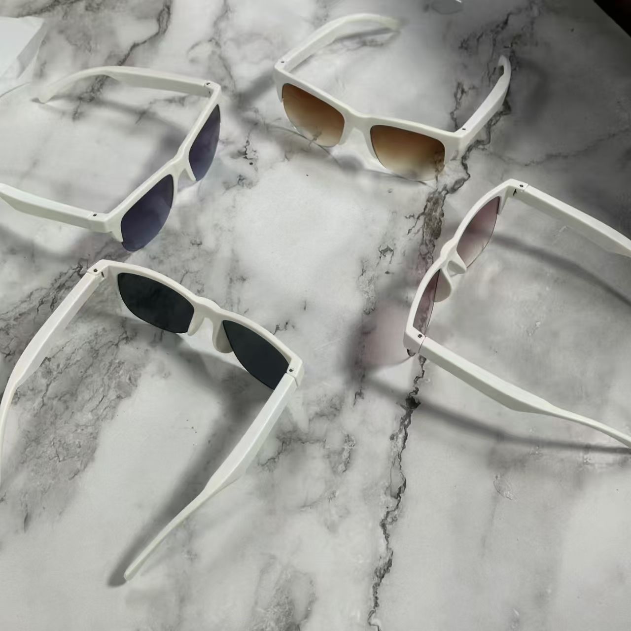 [Factory Direct Sales] Smart Bluetooth Glasses Bluetooth Headset F01/F02 Bluetooth Sun Protection Eye Protection Audio Sunglasses