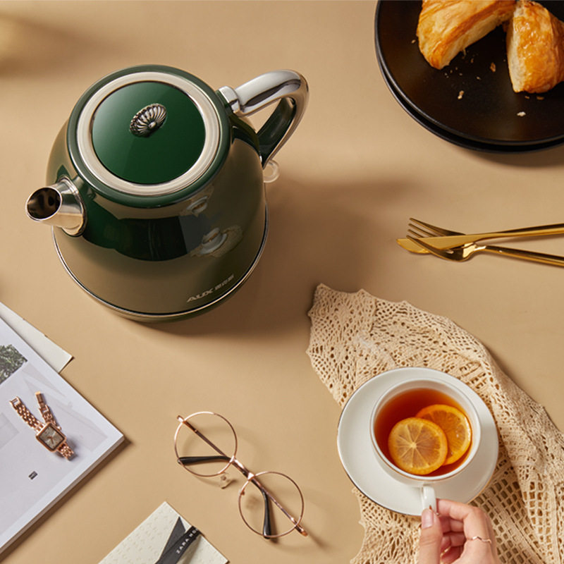 Ox vintage kettle household electric kettle automatic power-off stainless steel dedicated boiling kettle tea making