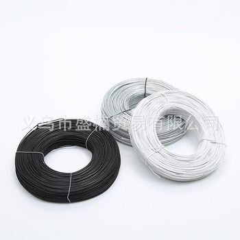 PVC electro-galvanized iron wire cable plastic coated iron wire coated iron wire cable tie with complete specifications spot wholesale