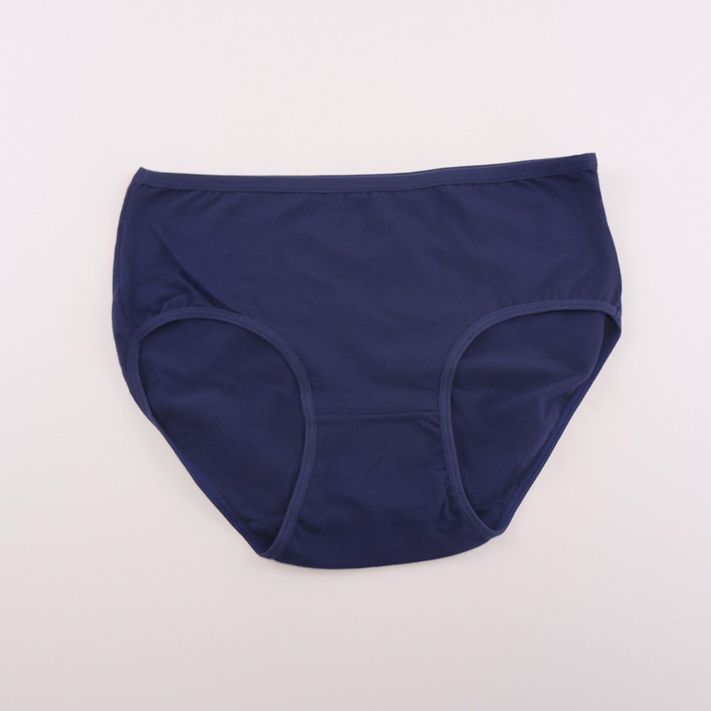 跨境亚马逊女士大码内裤加肥加大码高腰妈咪裤40支纯棉三角内裤女