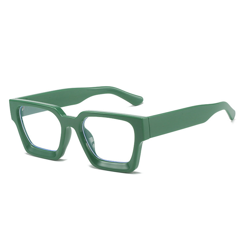 New Square Frame Glasses European and American Fashion Ins Glasses Cross-Border Versatile Simple Square Non-Prescription Glasses
