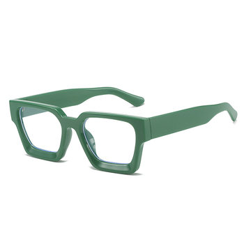 New Square Frame Glasses European and American Fashion Ins Glasses Cross-Border Versatile Simple Square Non-Prescription Glasses