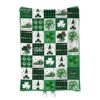 Cross-border St. Patrick's Festival Blanket Green Flange Blanket Amazon Best Selling Coral Blanket