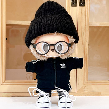 Rab cloth doll 17cm one or two generation sitting party vinyl doll adidas sports leisure suit