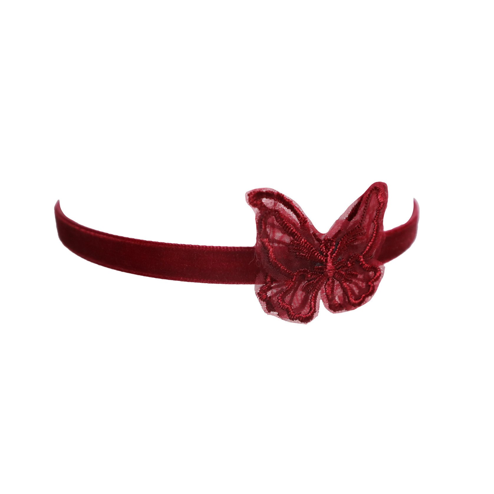 Dark Night Butterfly Collar Necklace Ankora Red Clavicle Chain Temperament Super Fairy Three-dimensional Butterfly Necklace Cross-border Jewelry