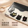Cross-Border Cute Cat Short Zipper Small Wallet Women's Fashion Mini Pu Coin Purse Coin Bag Key Clutch