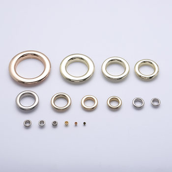 Factory Direct supply metal round air hole clothing bag electroplating paint inner diameter 2mm-40mm pure copper corns