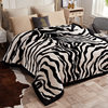 2025 New Winter Blanket Raschel Blanket Milk Coral Velvet Double Layer Thickeneded Warm Machine Washable Blanket
