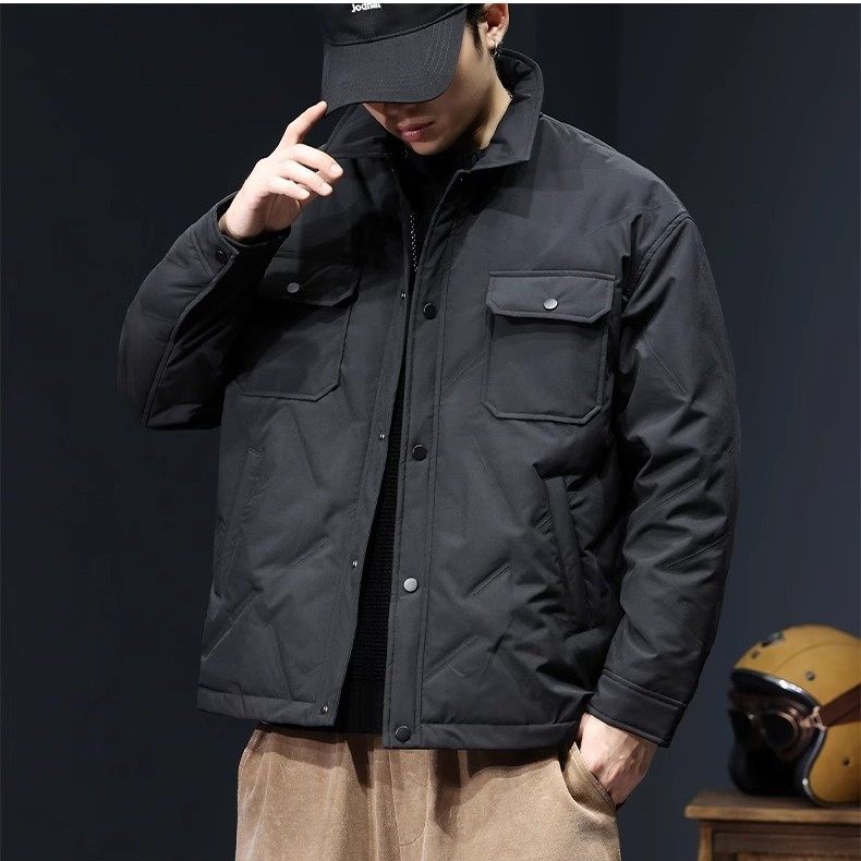 Down jacket men's plus size winter extremely cold warm thick men's fat tide plus fat increase coat 300kg men's clothing