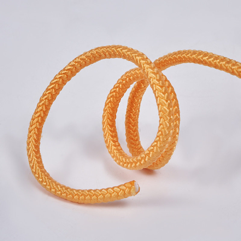 Nylon rope braided rope binding rope white color umbrella rope outdoor clothesline braided rope nylon core rope