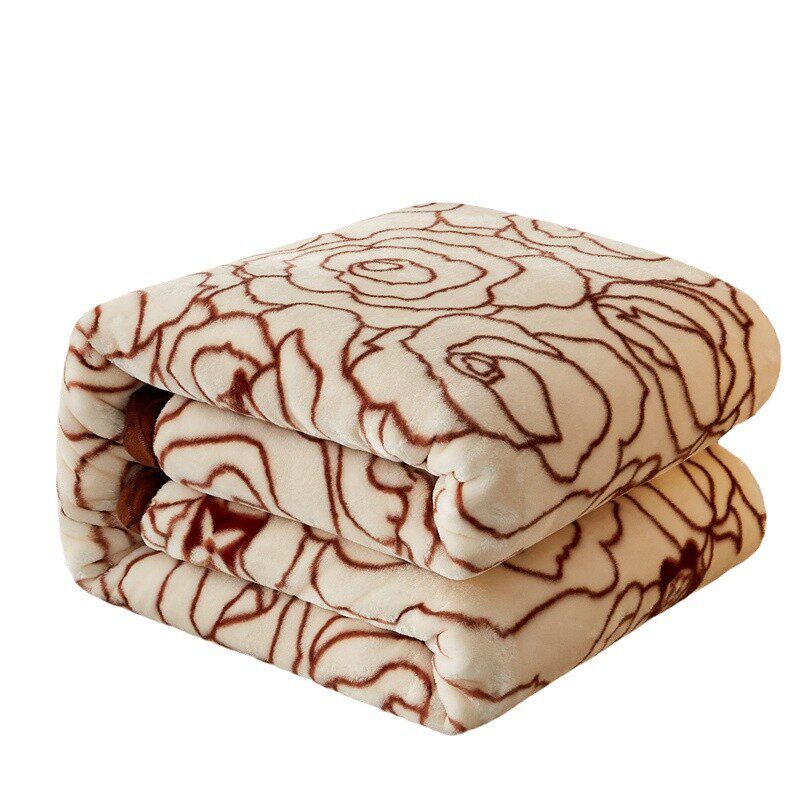 Blanket Ceiling Thickened Raschel Cloud Blanket Wedding Printing Winter Blanket Wholesale Vintage Double Blanket