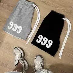 European and American Cross border 2025 Summer New American High Street Trendy Loose Casual Shorts, Sanitary Pants, Men's Sports Pentagram Pants
