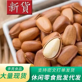 Dropshipping Open-Ended Pine Nuts Northeast Pine Nuts 2025 New Hand-Peeled Large Kernels 500g Casual Snack Nuts