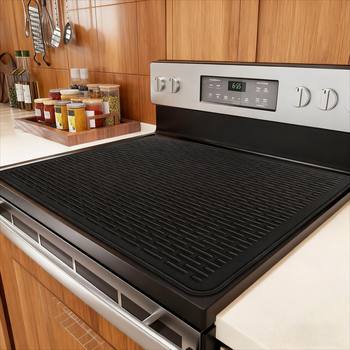 Silicone Stove Pad Stove Top Cover Protective Pad Dish Drain Pad Stove Pad Insulation Pad Kitchen Countertop Gas Stove