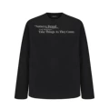 Pure black (boxy short and wide long sleeves)