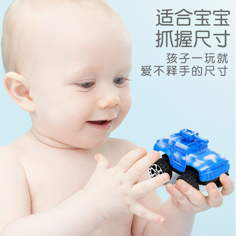 工厂批发儿童塑料回力车 宝宝地摊热卖军事迷彩坦克模型玩具礼品