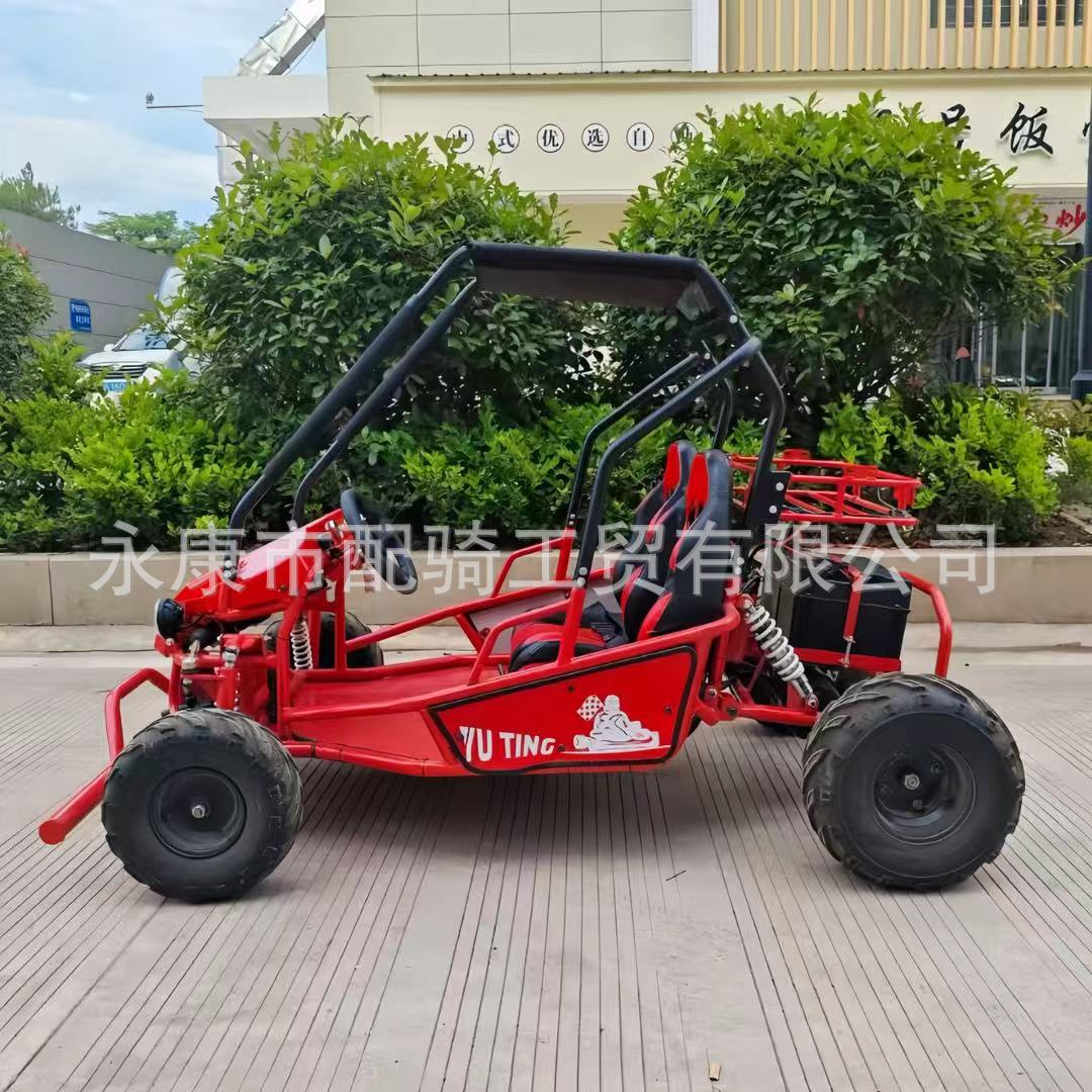 Outdoor All-Terrain Off-Road Kart Electric Double Atv Two-Seater Four-Wheel Utv Mountain Parent-Child Motorcycle