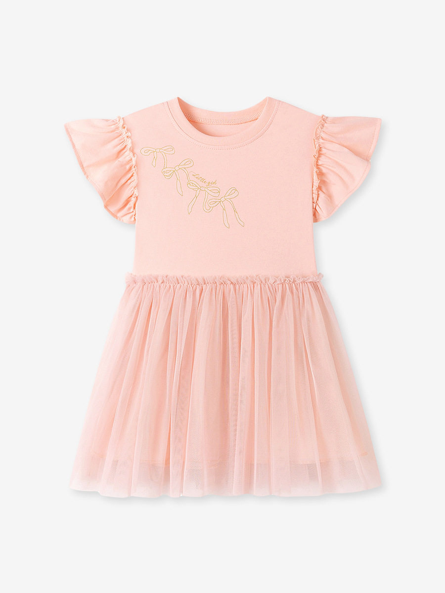 Girls' Dress, Summer Tulle Kids' Dress, [Style] Children's Dress