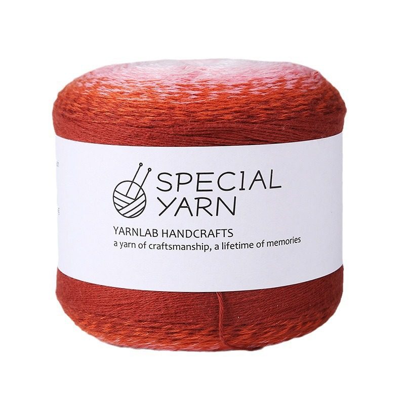 Gradient Spray Rainbow Cake Thread Ball Wool Hand-Knitted Baby Thread Scarf Velvet Cotton Wool Manufacturer Wholesale Knitting