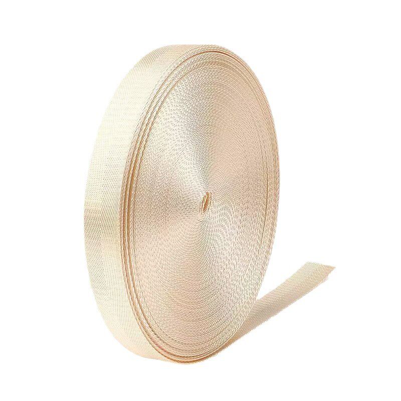 in stock wholesale color imitation nylon herringbone webbing outdoor luggage accessories black polyester backpack handbag belt