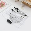 Chenguang Stationery ACS90879 Student Drawing Compass Coarse Lead 2B Compass Metal Material Compass Ruler
