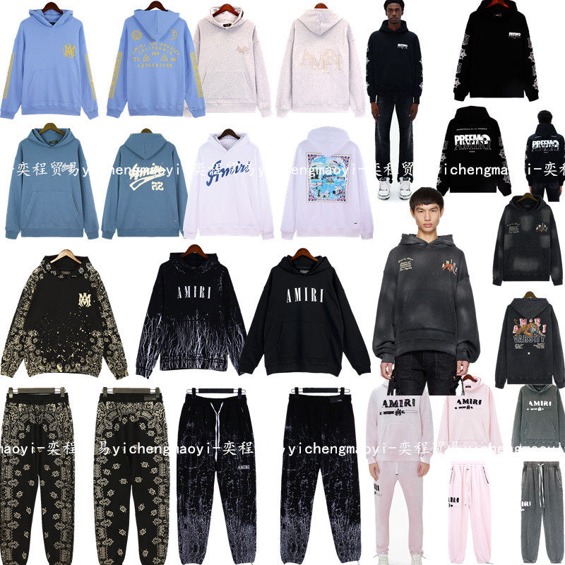 เสื้อกันหนาวมีฮู้ด ผ้าฝ้ายแท้ ผ้าเทอร์รี่ ทรงหลวม ใส่สบาย แนวไฮสตรีท แบรนด์ดัง สำหรับฤดูใบไม้ร่วงและฤดูหนาว ขายส่งสินค้าระหว่างประเทศ