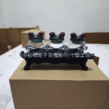 Handcrafted Witchy Frog Apothecary Spice Jars Witchy Frog Spice Jars