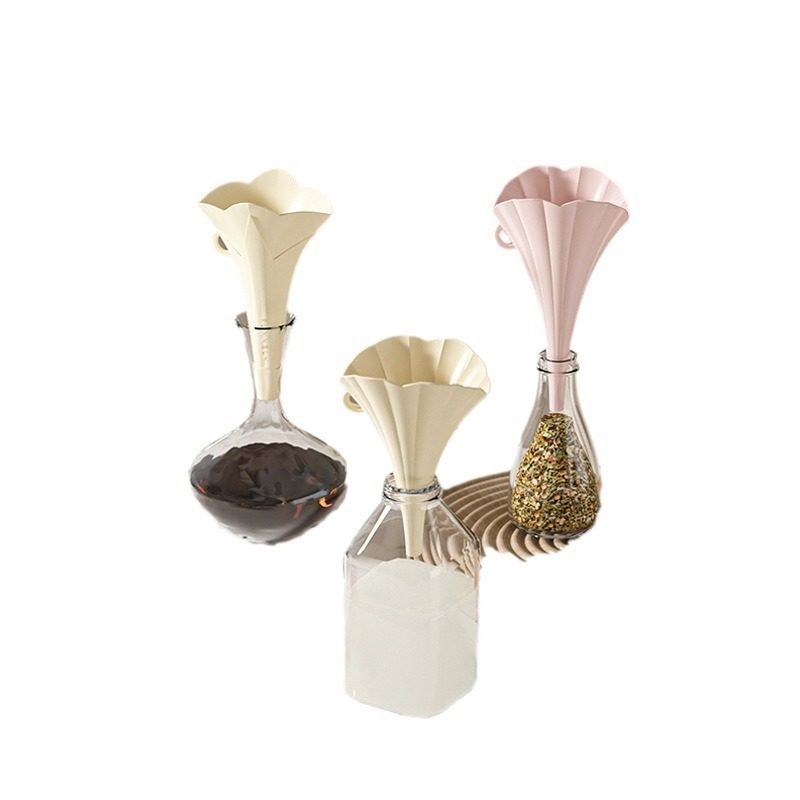 Creative Folding Multifunctional Funnel Kitchen Supplies Acrylic Funnel Household Liquid Dispensing Oil Funnel Oil Pot Leakage