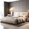 Modern Minimalist Luxury Master Bedroom King Bed 1.8m Wedding Bed Bedroom Bed Soft Double Bed