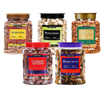 Lin Fu Ji Daily Nuts Canned Pistachios, Open Pine Nuts, Cashews, Assorted Nuts, Satisfy Cravings, Gift Giving, New Year Snacks