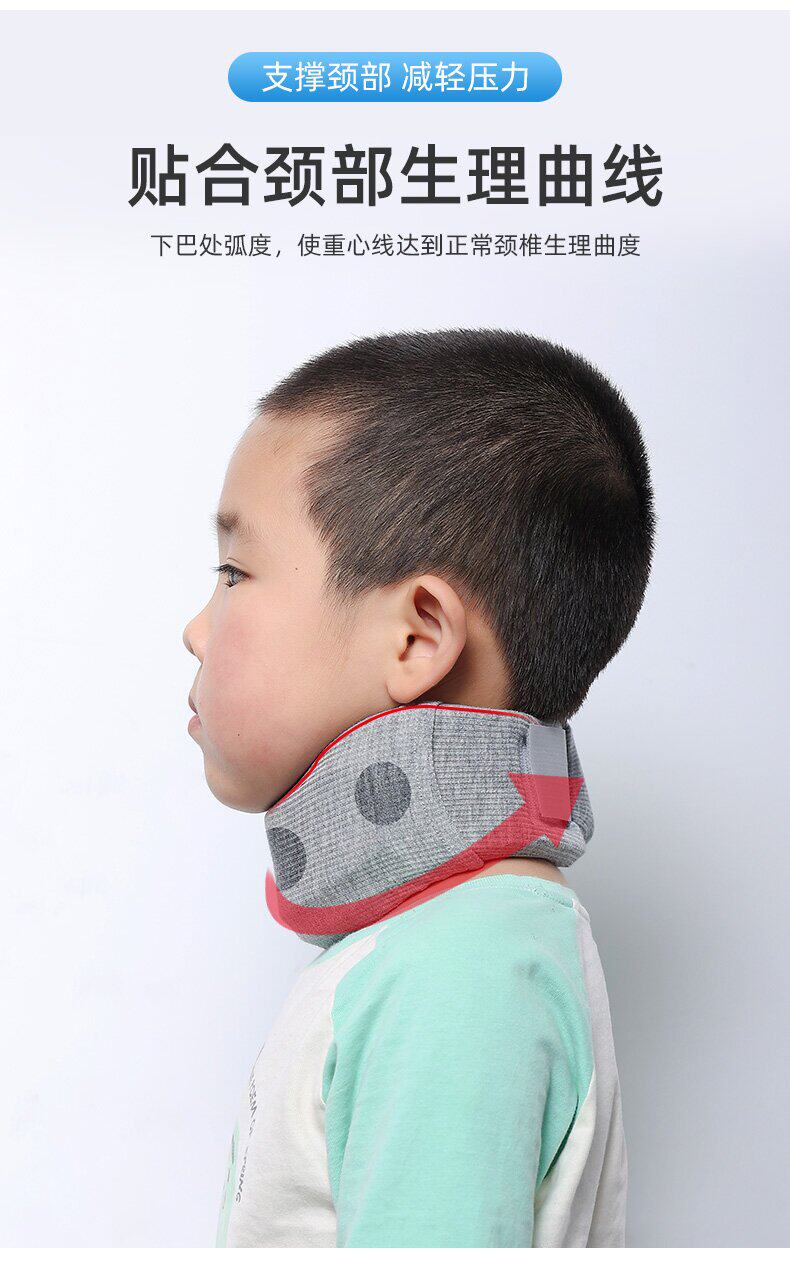 Upgraded Children's Neck Bracket Anti-Bow Writing Homework Crooked Neck Protection Correcting Hunchback Neck Leaning Forward Sitting Posture Corrector
