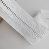 Double Row Stair Hole Cotton Lace Small Barcode Cotton Embroider Lace Square Cut Out Embroider Lace Clothing Accessories