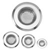 Sink Filter Kitchen Supplies Stainless Steel Metal Slag Separator Funnel Tool Sewer Drain Outlet Anti-Blocking Floor Drain
